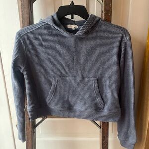 Ultra Flirt Blue Ribbed Hoodie